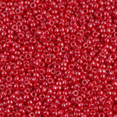 11/0 Miyuki Seed Beads Red Opaque Luster #0426